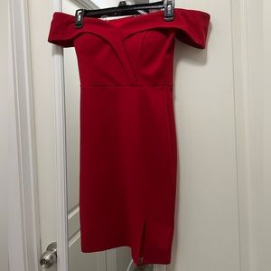 Fancy Red Cocktail Dress